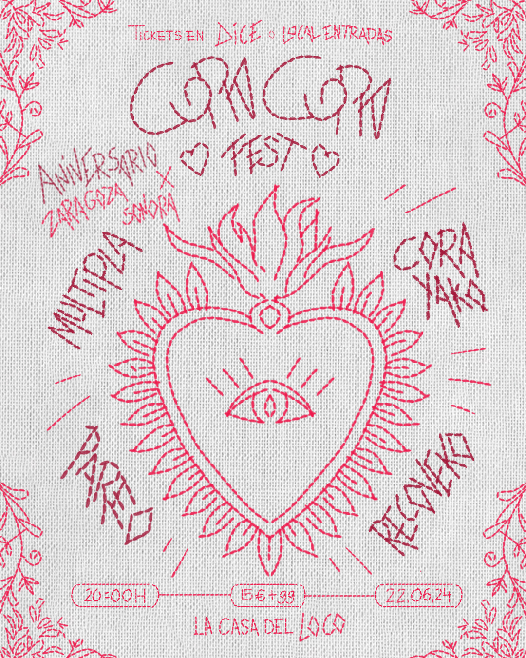 CARTEL CON ZARAGOZA SONORA MAS GRANDE